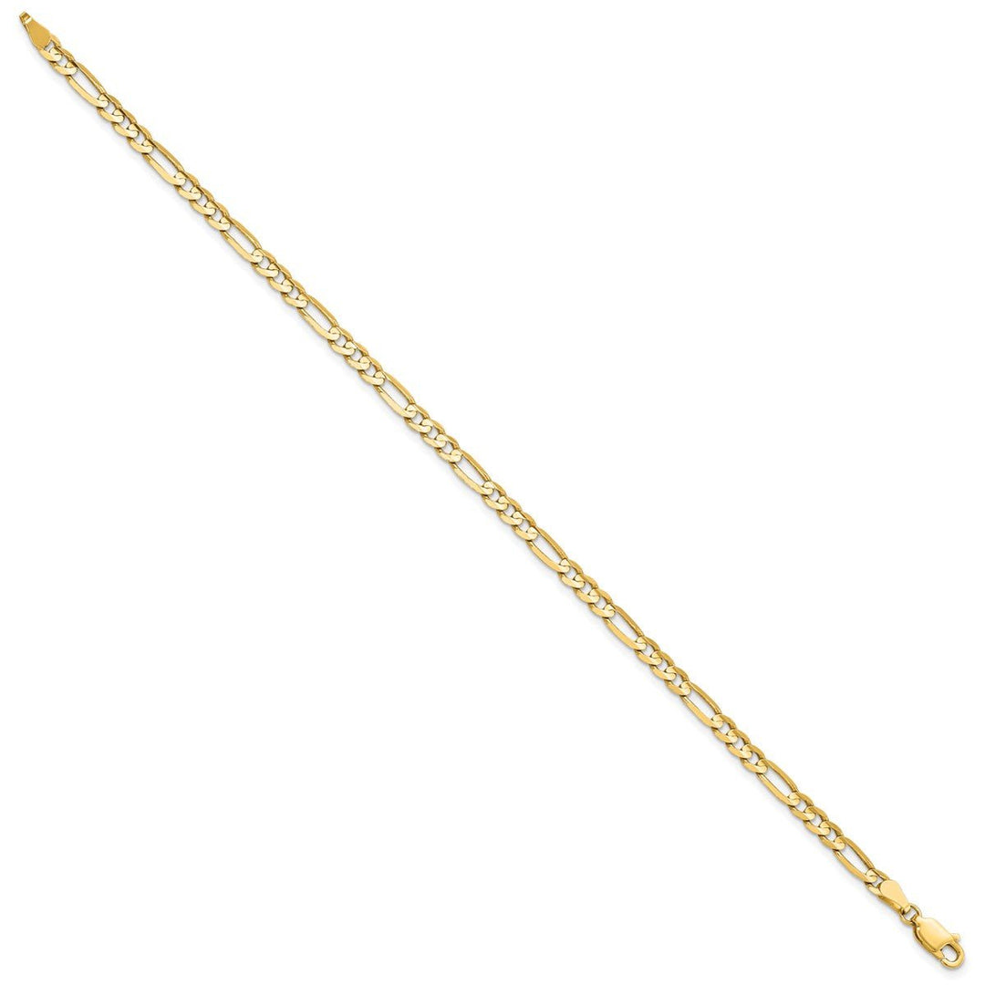 Gold 4mm Figaro Chain, 8