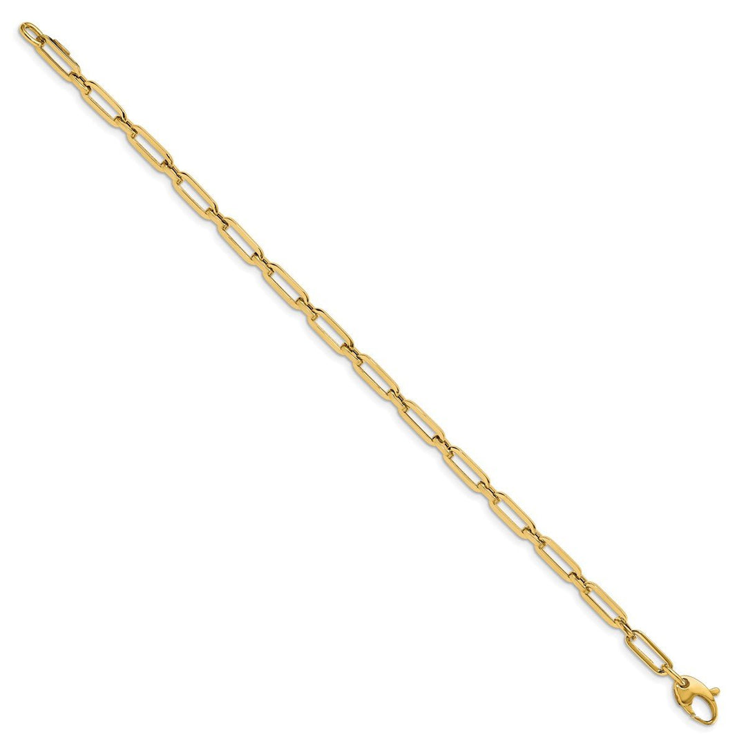 Gold 4mm Link, Other Bracelet, 8.5