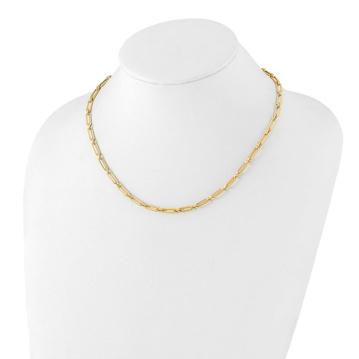 Gold 4mm Link, Other Necklace, 18" - Necklace - Design Jewellers Edmonton