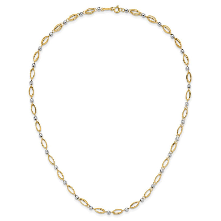 Gold 4mm Link, Other Necklace, 18" - Necklace - Design Jewellers Edmonton