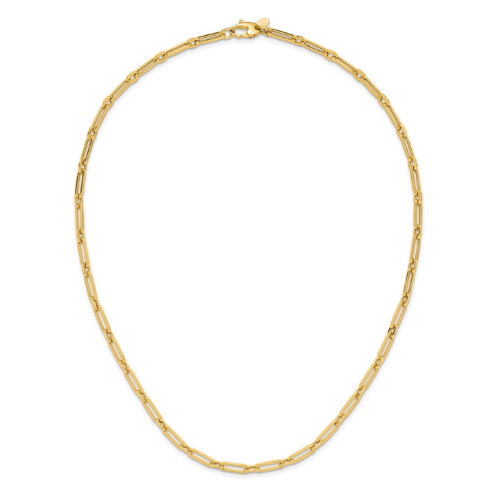 Gold 4mm Link, Other Necklace, 18" - Necklace - Design Jewellers Edmonton