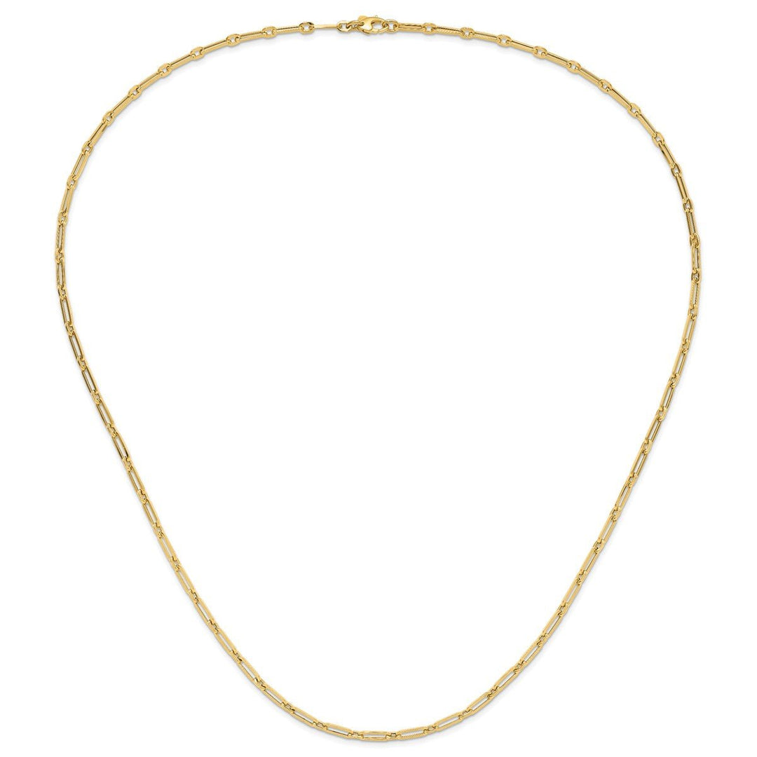 Gold 4mm Link, Other Necklace, 30