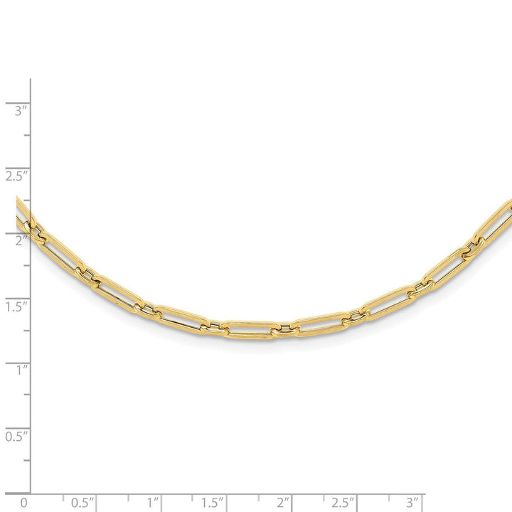 Gold 4mm Link, Other Necklace, 30" - Necklace - Design Jewellers Edmonton