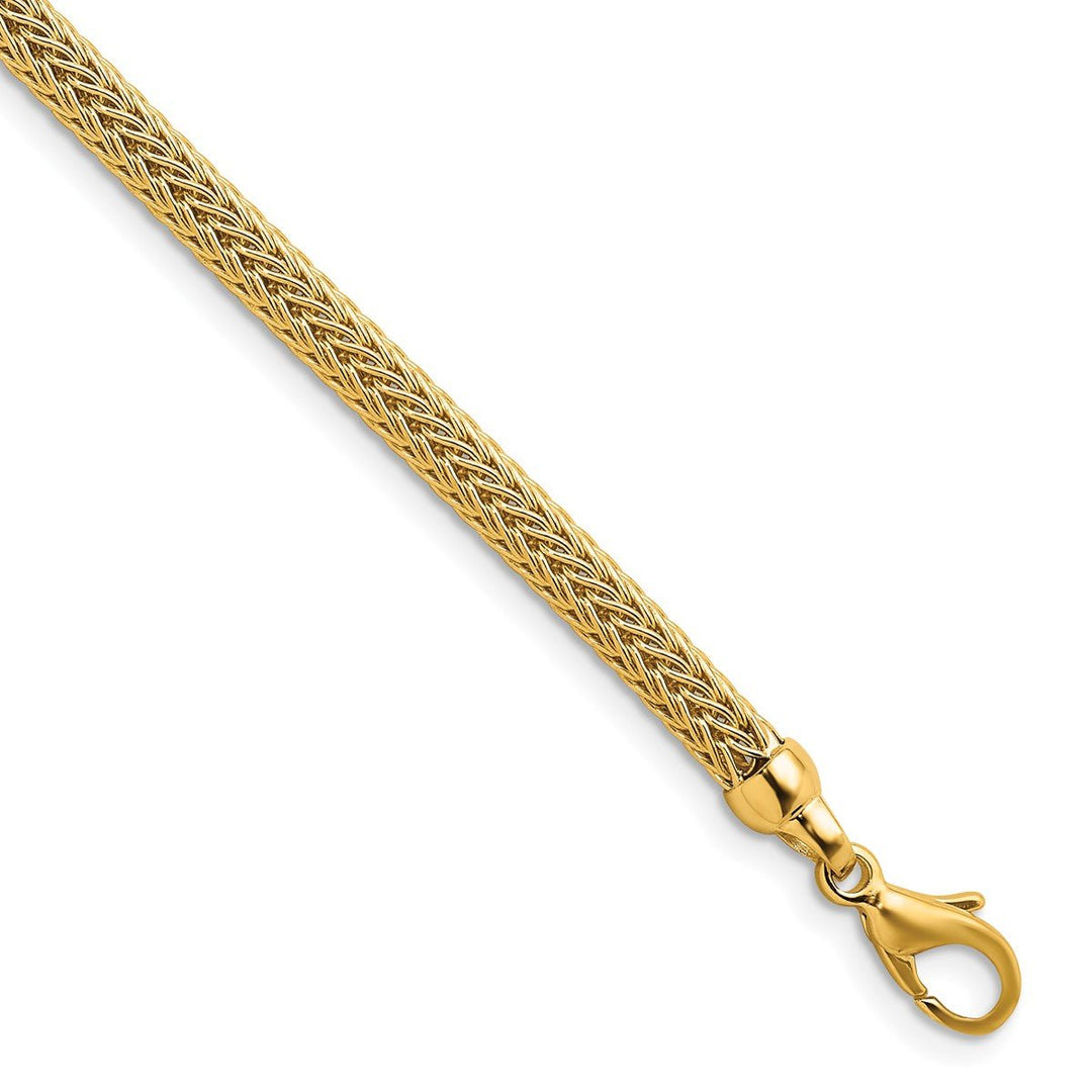 Gold 4mm Mesh Chain, 18"