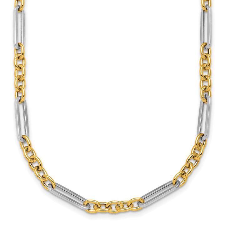 Gold 4mm Open Link Chain, 18" - Chain - Design Jewellers Edmonton