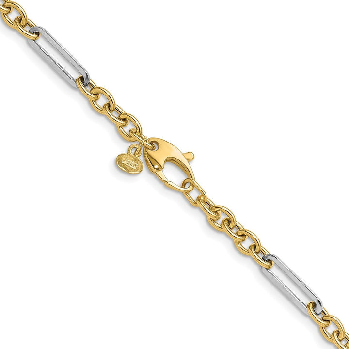 Gold 4mm Open Link Chain, 18" - Chain - Design Jewellers Edmonton