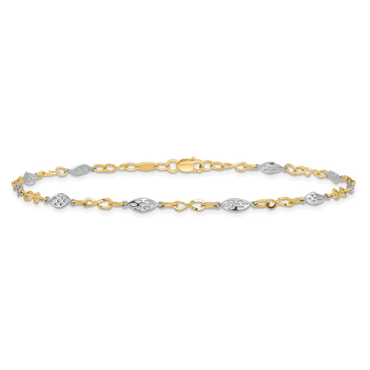 Gold 4mm Other Chains Anklet, 9" - Anklet - Design Jewellers Edmonton