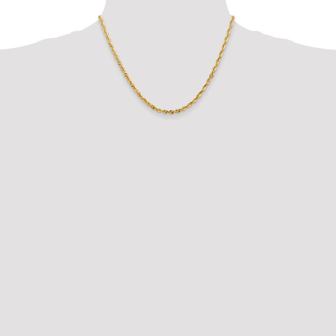 Gold 4mm Rope Chain, 1