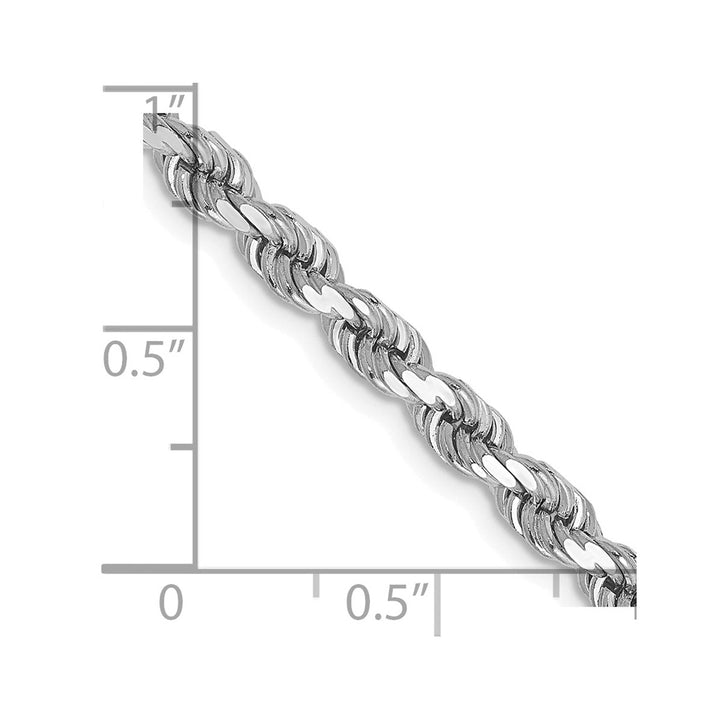 Gold 4mm Rope Chain, 1" - Chain - Design Jewellers Edmonton