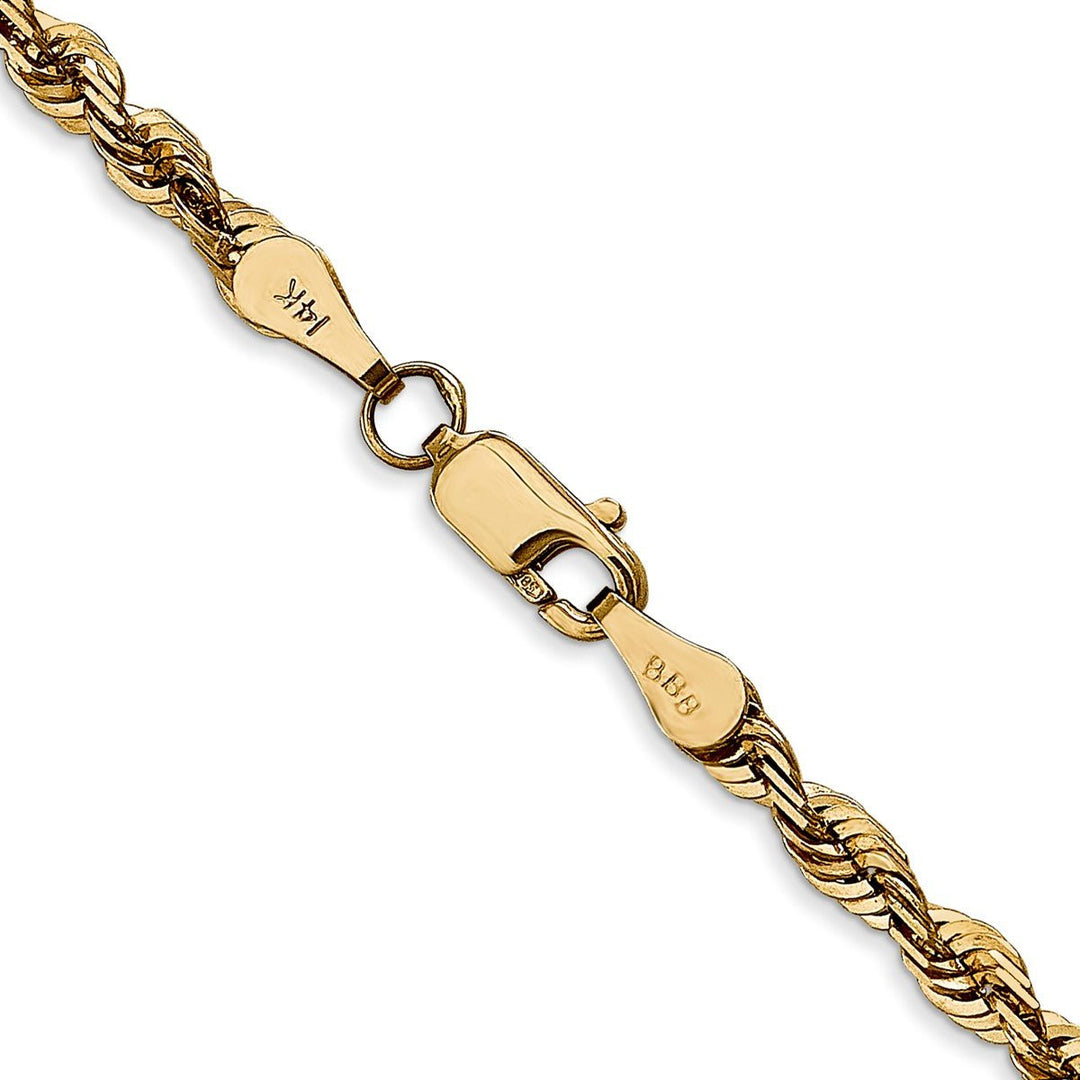 Gold 4mm Rope Chain, 1
