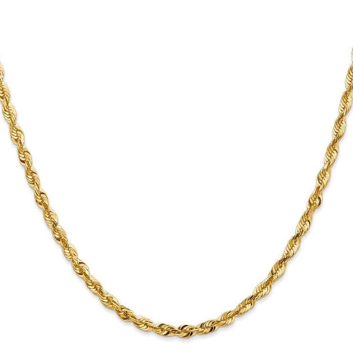 Gold 4mm Rope Chain, 1" - Chain - Design Jewellers Edmonton