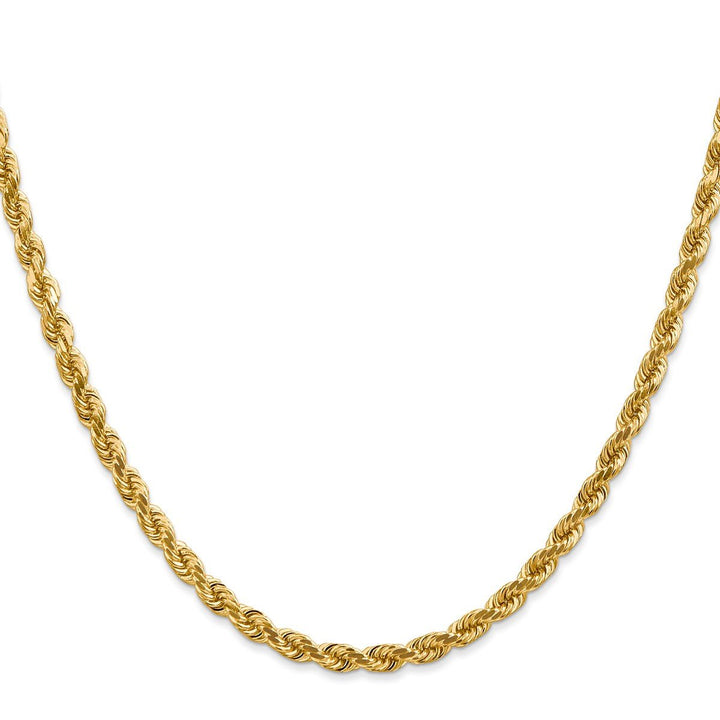 Gold 4mm Rope Chain, 16" - Chain - Design Jewellers Edmonton
