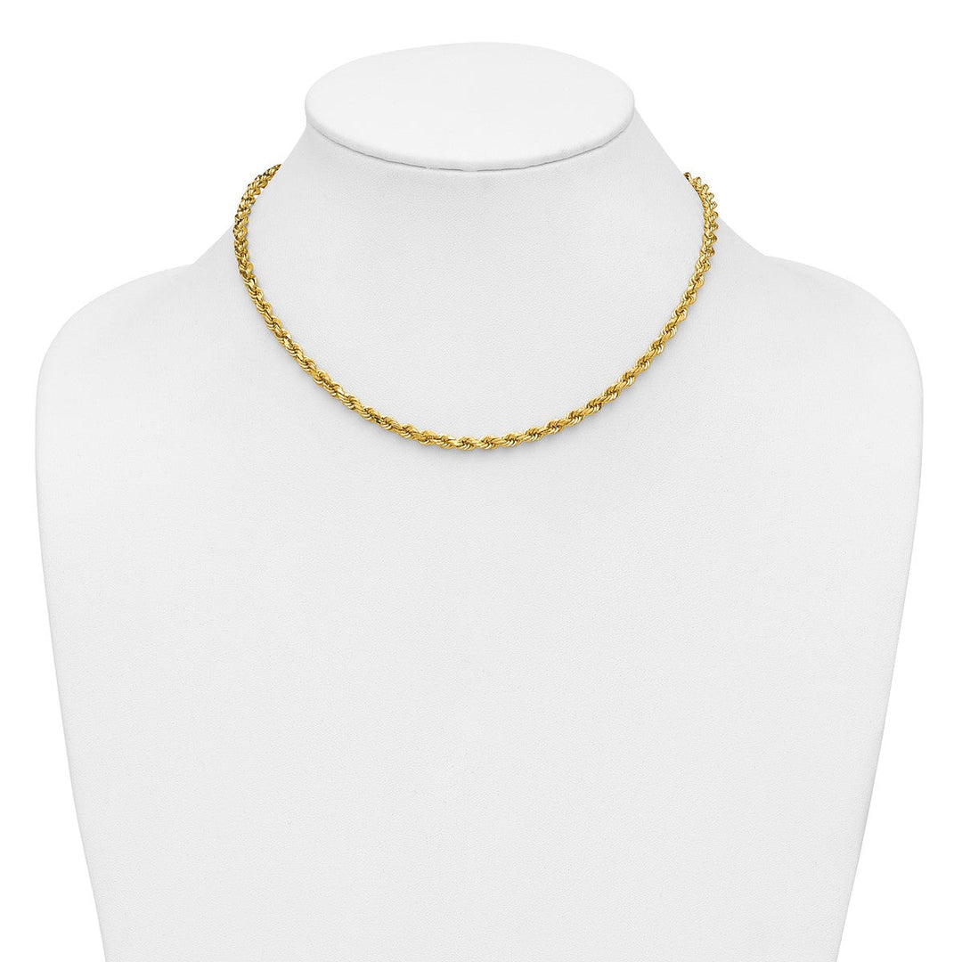 Gold 4mm Rope Chain, 16