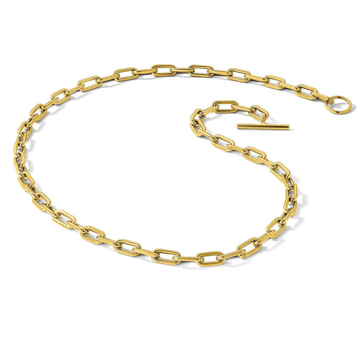 Gold 5.1mm Cable Necklace, 18" - Necklace - Design Jewellers Edmonton