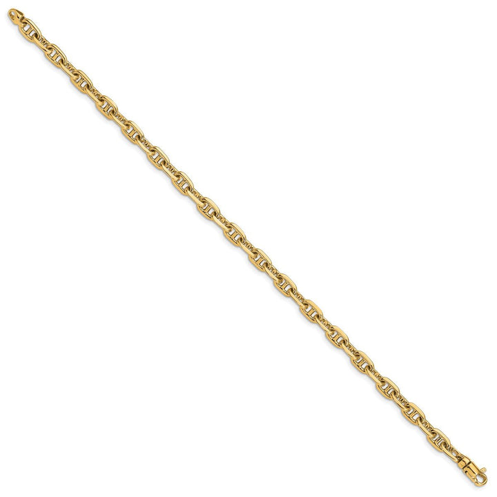 Gold 5.1mm Fancy Bracelet, 1" - Bracelet - Design Jewellers Edmonton