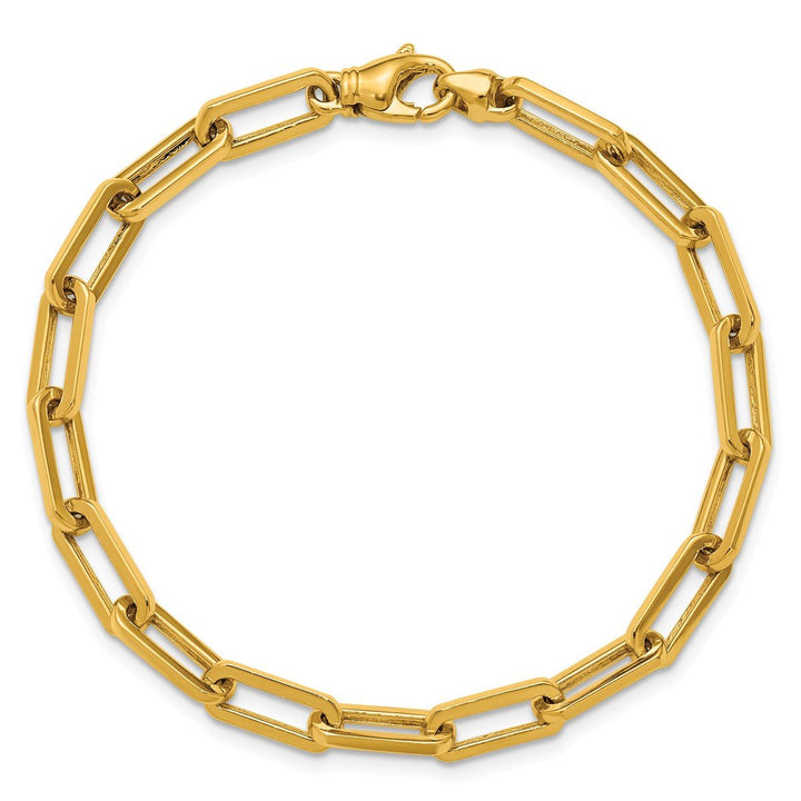 Gold 5.1mm Paperclip Chain, 8.5" - Chain - Design Jewellers Edmonton