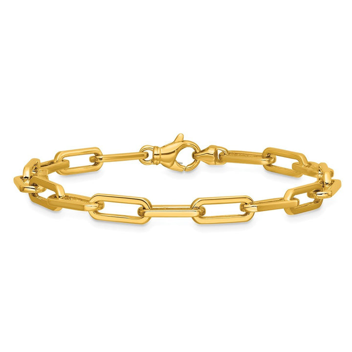 Gold 5.1mm Paperclip Chain, 8.5" - Chain - Design Jewellers Edmonton