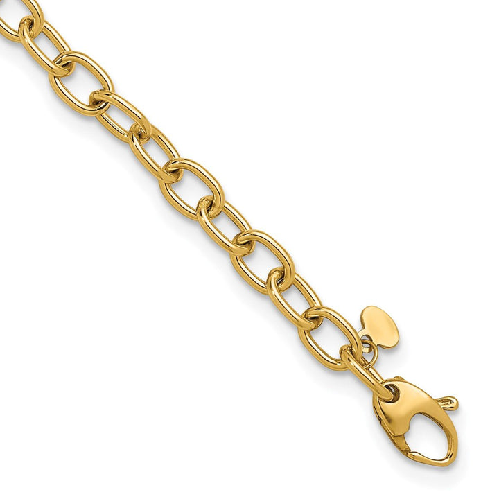 Gold 5.25mm Cable Bracelet, 7.5" - Bracelet - Design Jewellers Edmonton