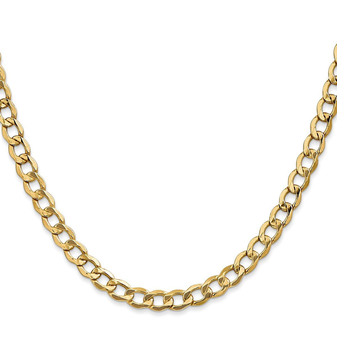 Gold 5.25mm Curb Chain, 20