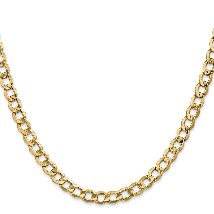 Gold 5.25mm Curb Chain, 24" - Chain - Design Jewellers Edmonton
