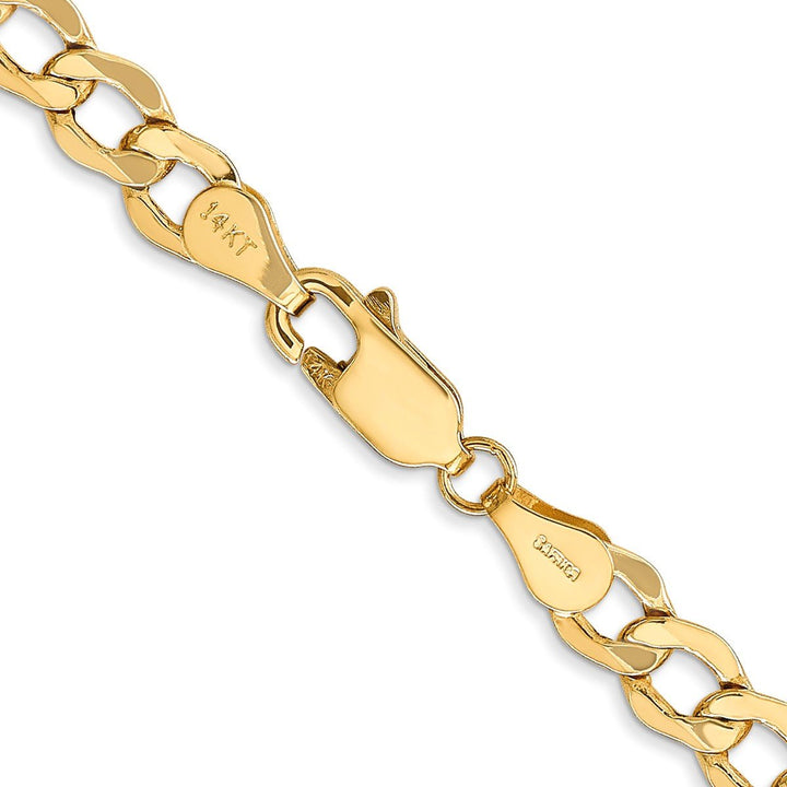 Gold 5.25mm Curb Chain, 24" - Chain - Design Jewellers Edmonton