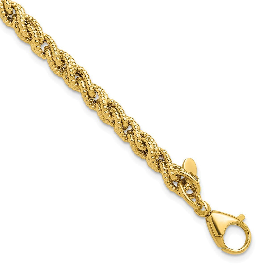 Gold 5.25mm Fancy Bracelet, 7.5"