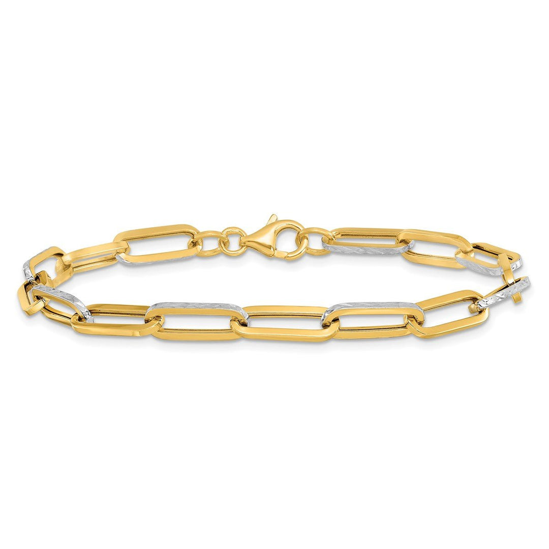 Gold 5.25mm Fashion Bracelet, 7.5
