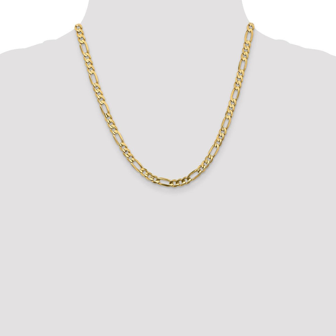 Gold 5.25mm Figaro Chain, 20