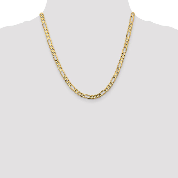 Gold 5.25mm Figaro Chain, 20" - Chain - Design Jewellers Edmonton