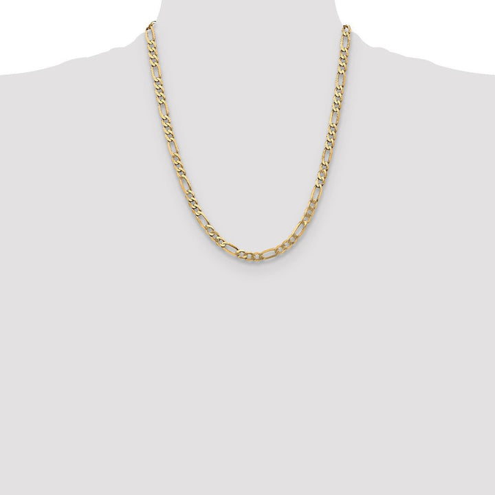 Gold 5.25mm Figaro Chain, 22" - Chain - Design Jewellers Edmonton