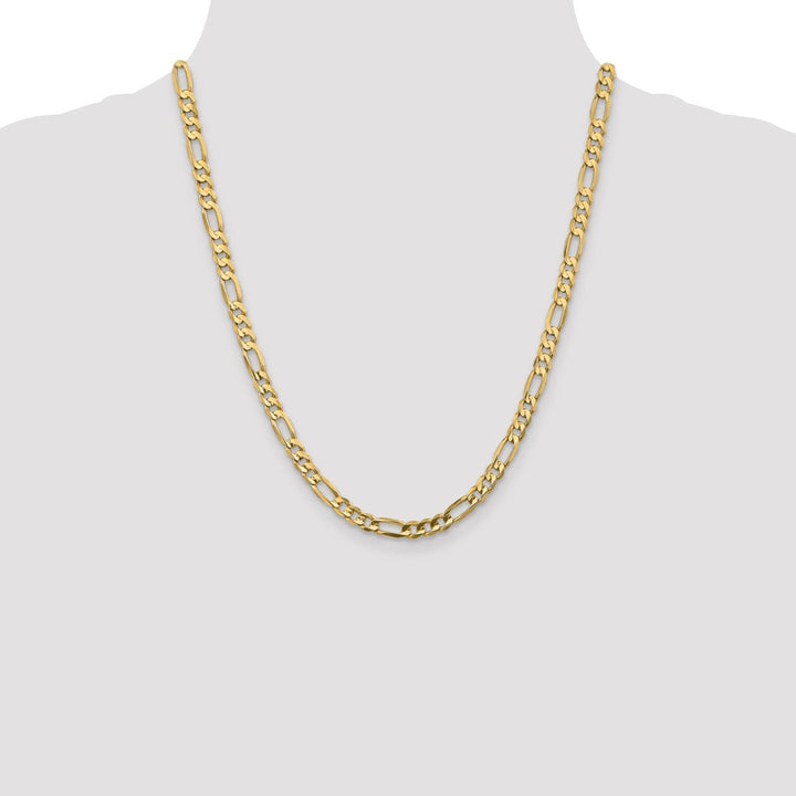 Gold 5.25mm Figaro Chain, 22" - Chain - Design Jewellers Edmonton