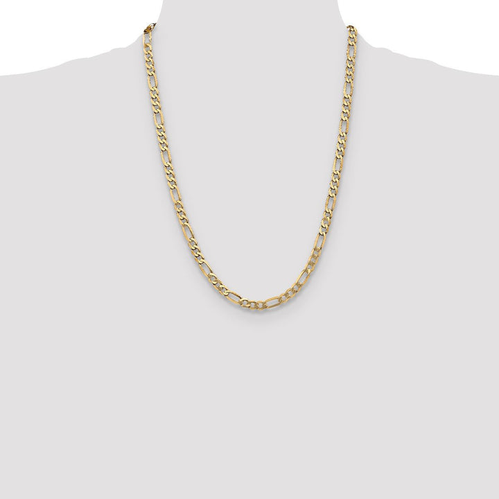 Gold 5.25mm Figaro Chain, 24" - Chain - Design Jewellers Edmonton