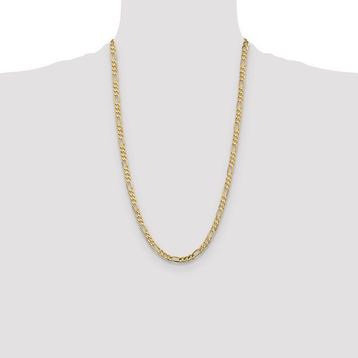 Gold 5.25mm Figaro Chain, 26" - Chain - Design Jewellers Edmonton