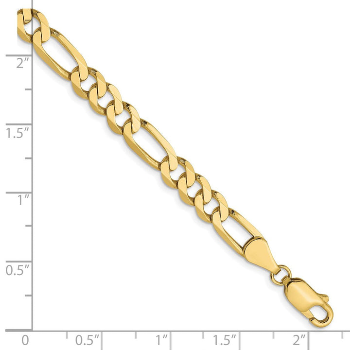 Gold 5.25mm Figaro Chain, 8" - Chain - Design Jewellers Edmonton