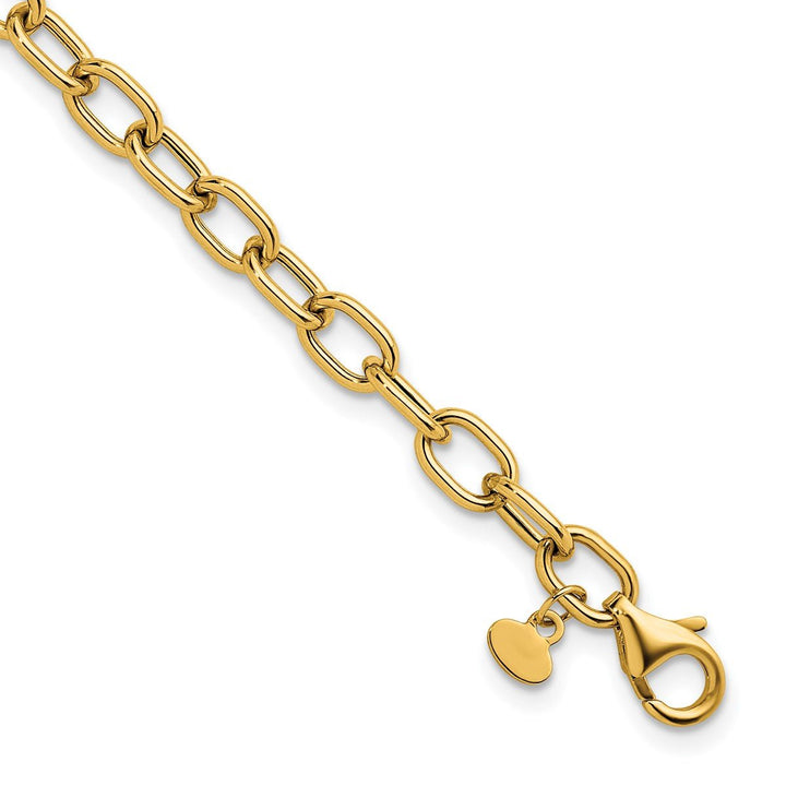 Gold 5.2mm Cable Bracelet, 7.5" - Bracelet - Design Jewellers Edmonton