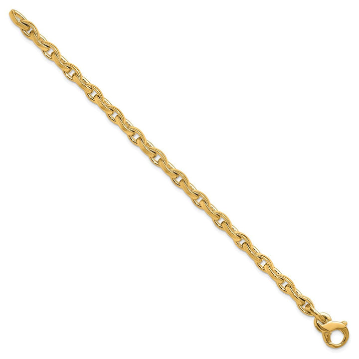 Gold 5.2mm Open Link Chain, 8" - Chain - Design Jewellers Edmonton