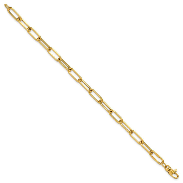 Gold 5.2mm Paperclip Chain, 7.5" - Chain - Design Jewellers Edmonton