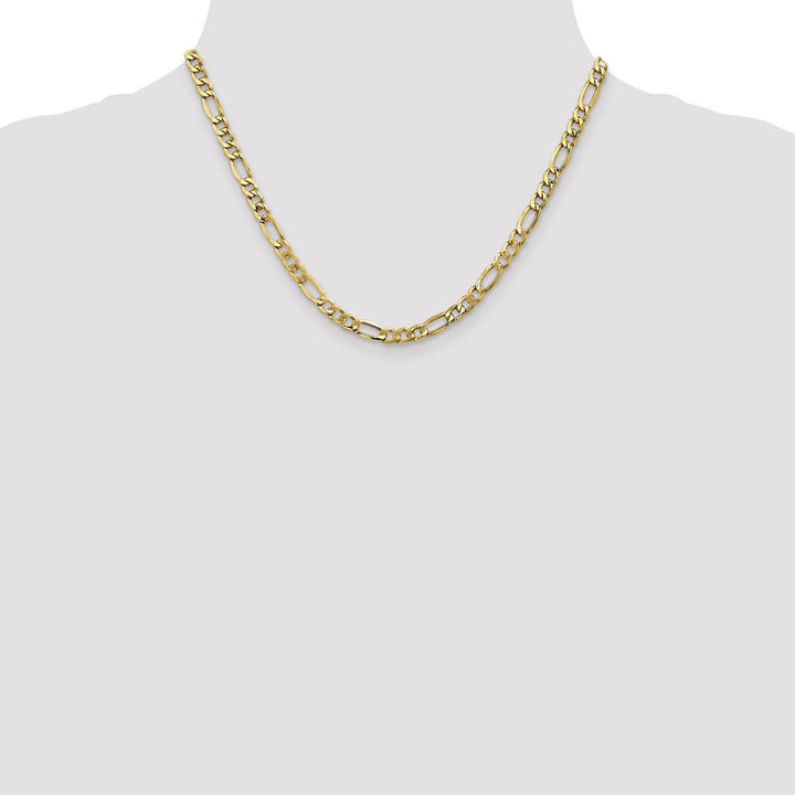 Gold 5.35mm Figaro Chain, 18" - Chain - Design Jewellers Edmonton
