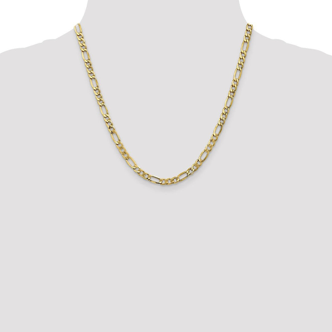 Gold 5.35mm Figaro Chain, 20