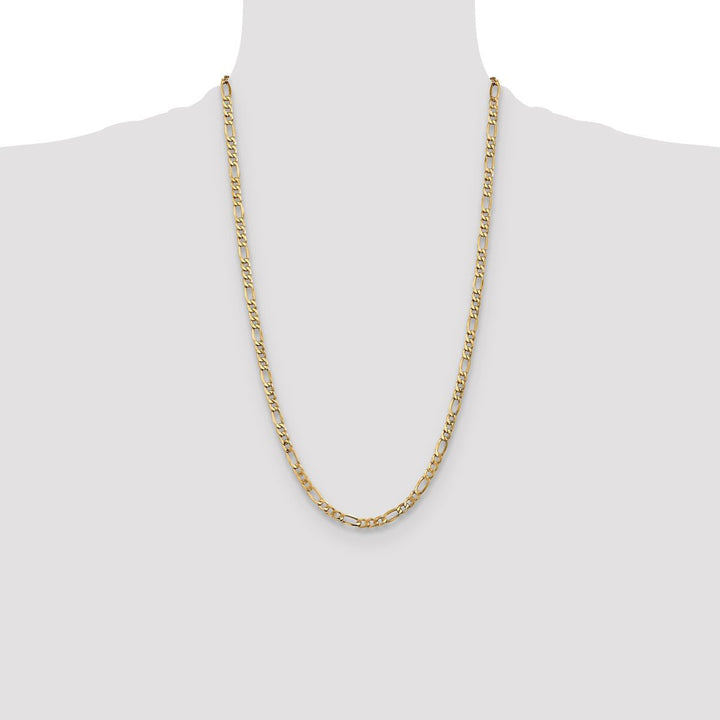 Gold 5.35mm Figaro Chain, 26" - Chain - Design Jewellers Edmonton