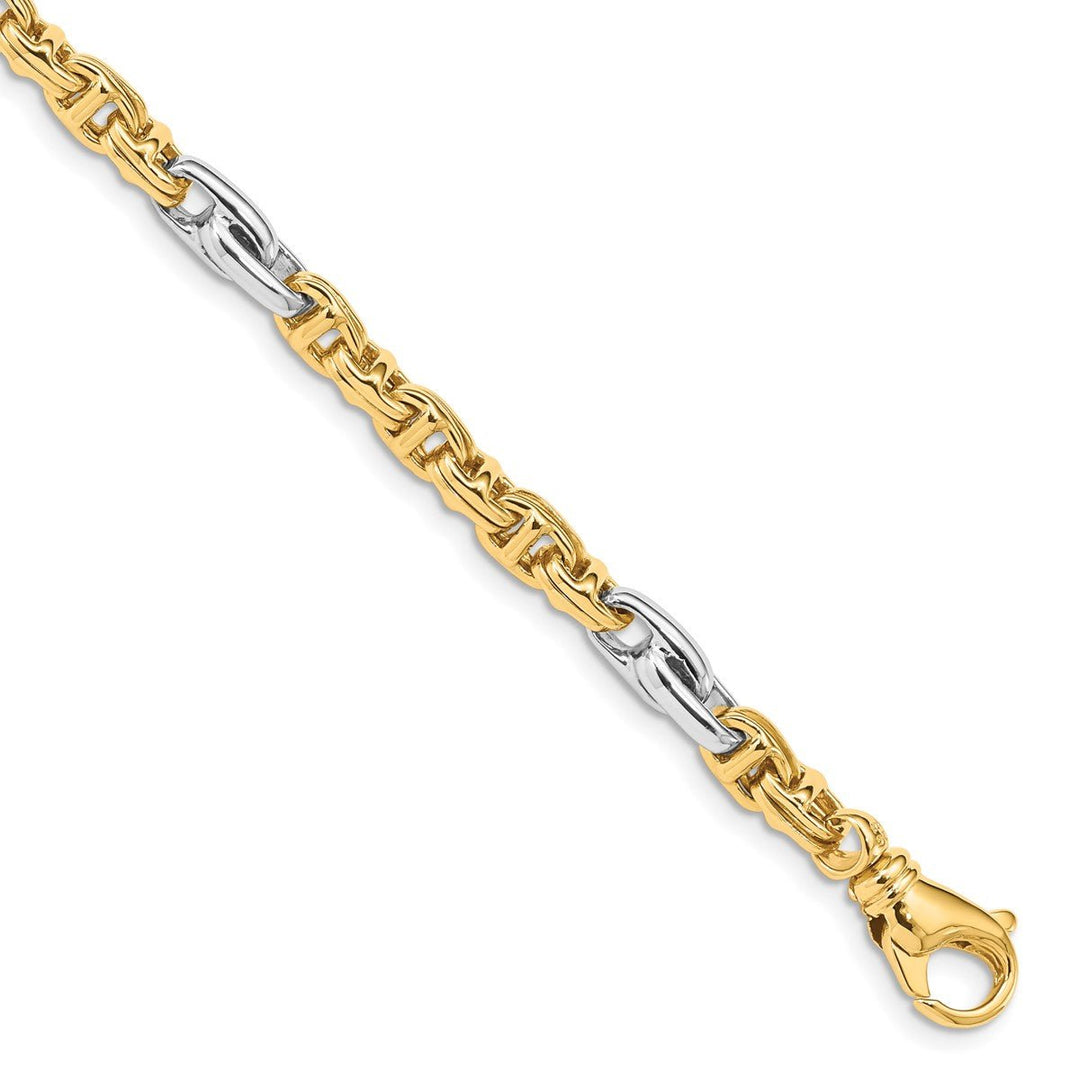 Gold 5.38mm Fancy Chain, 18"