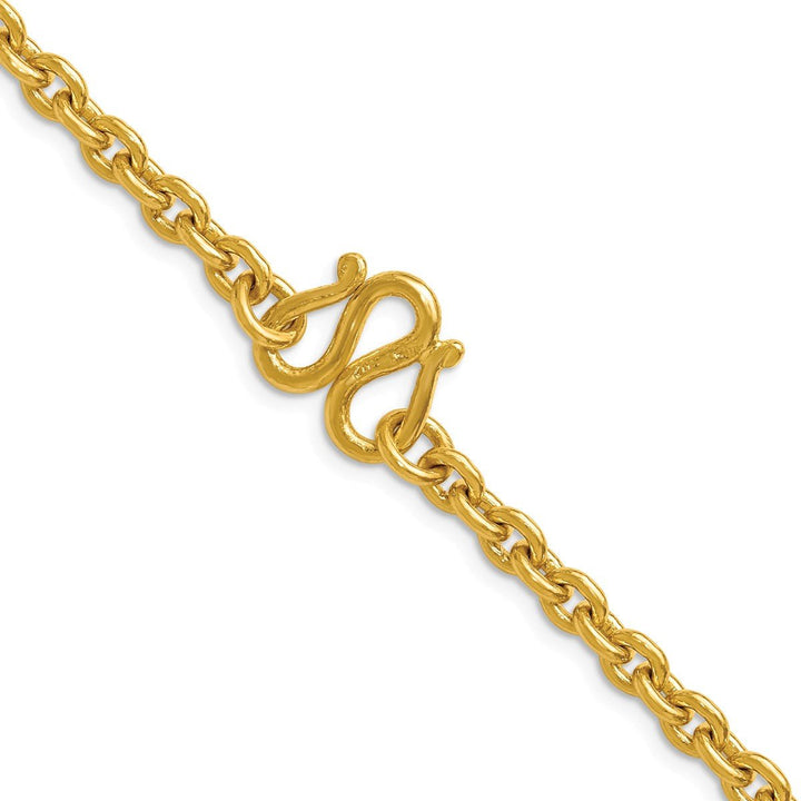 Gold 5.4mm Cable Chain, 24" - Chain - Design Jewellers Edmonton