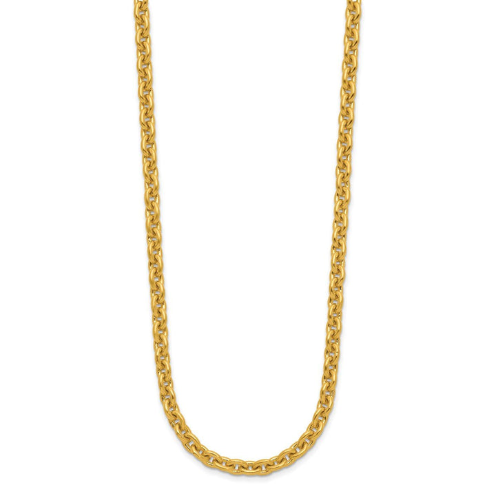 Gold 5.4mm Cable Chain, 24" - Chain - Design Jewellers Edmonton