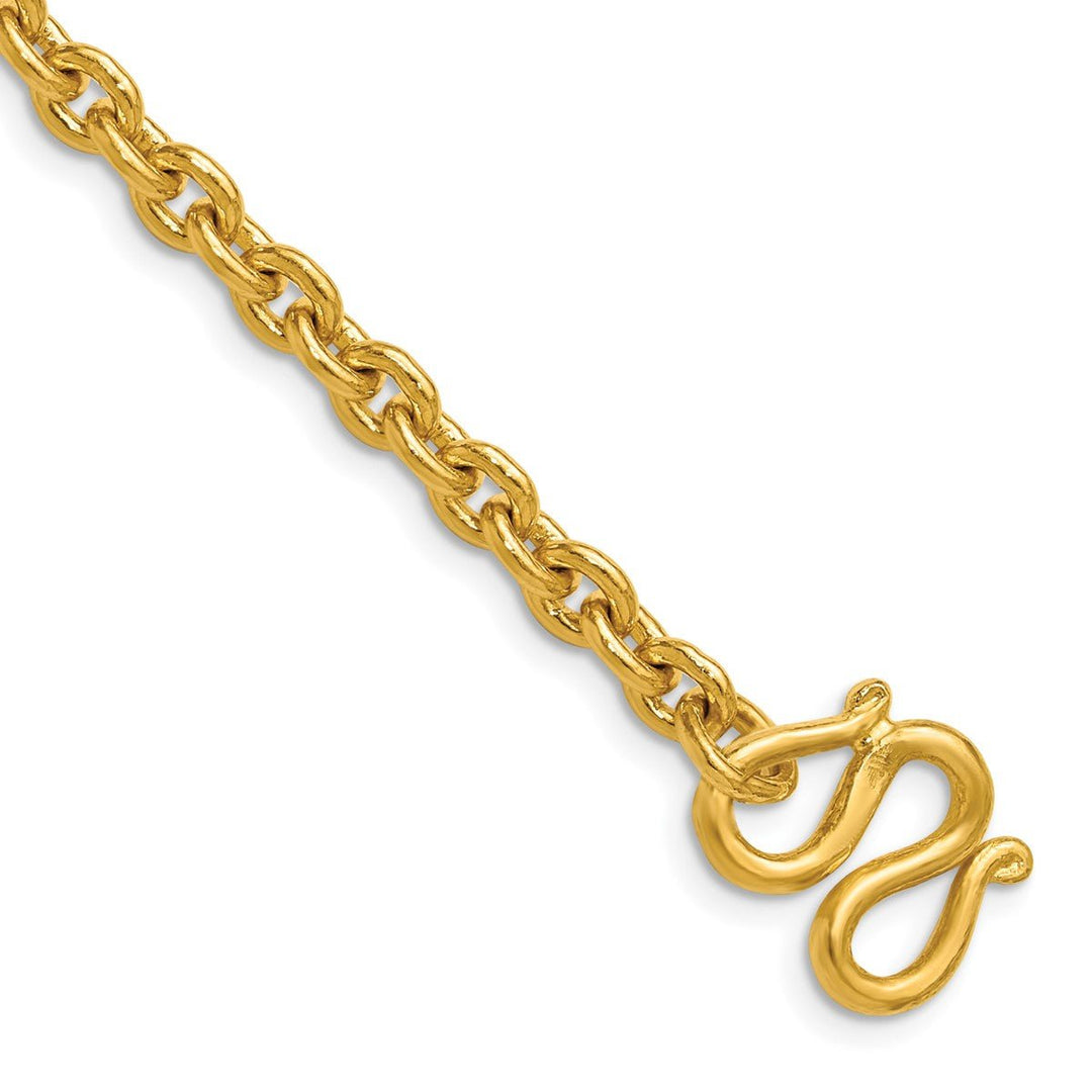 Gold 5.4mm Cable Chain, 24"