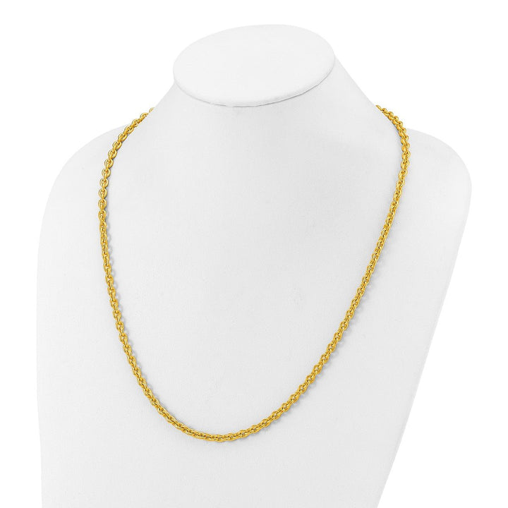 Gold 5.4mm Cable Chain, 24" - Chain - Design Jewellers Edmonton