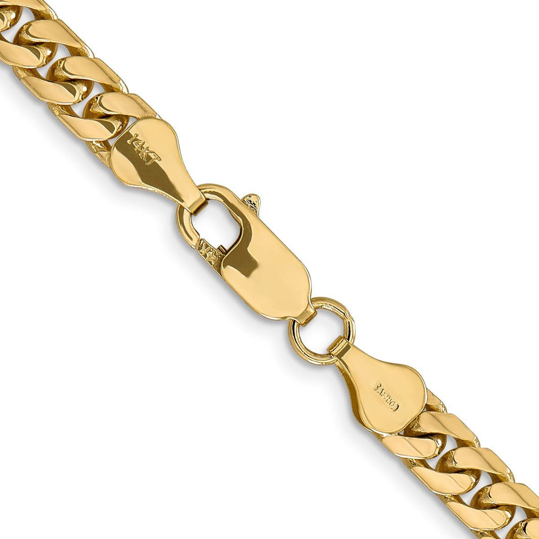 Gold 5.5mm Cuban Chain, 22