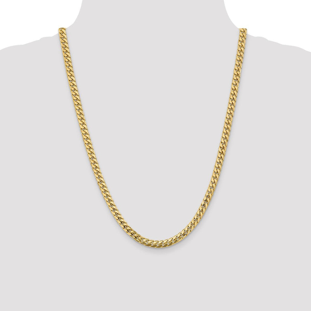Gold 5.5mm Cuban Chain, 24