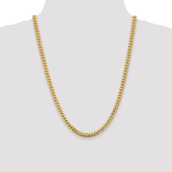 Gold 5.5mm Cuban Chain, 24" - Chain - Design Jewellers Edmonton