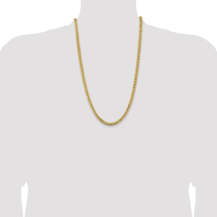 Gold 5.5mm Cuban Chain, 26" - Chain - Design Jewellers Edmonton