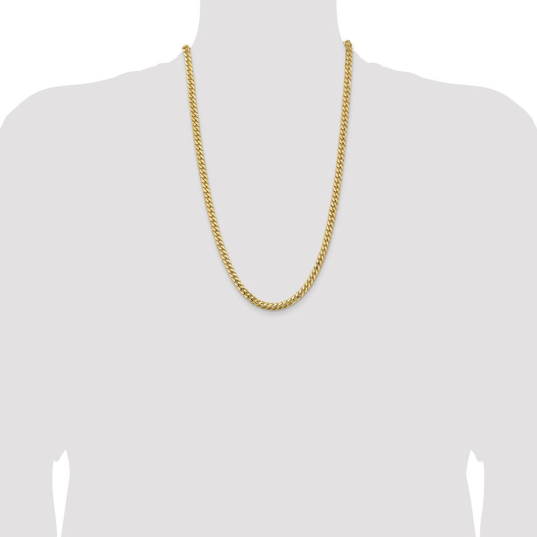 Gold 5.5mm Cuban Chain, 26